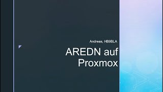 AREDN HamWebinar — Teil 2